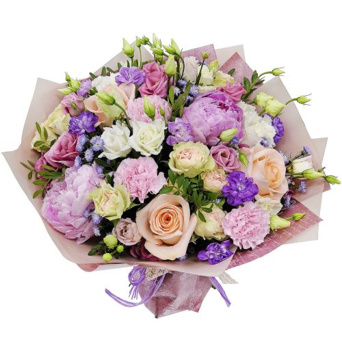 Цветочный букет «Радужная мечта»