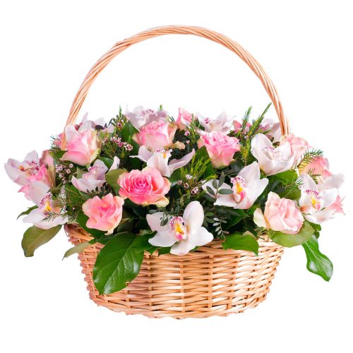 Цветочная композиция «Звездные огоньки»