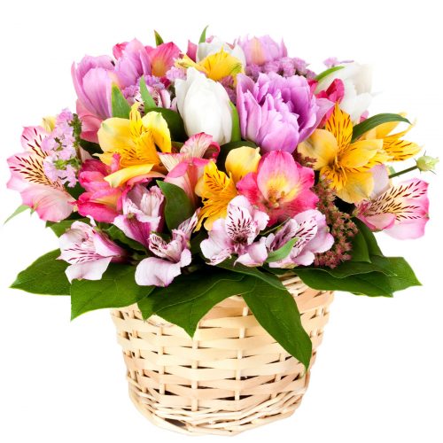 Композиция в корзине «Восточный шарм»