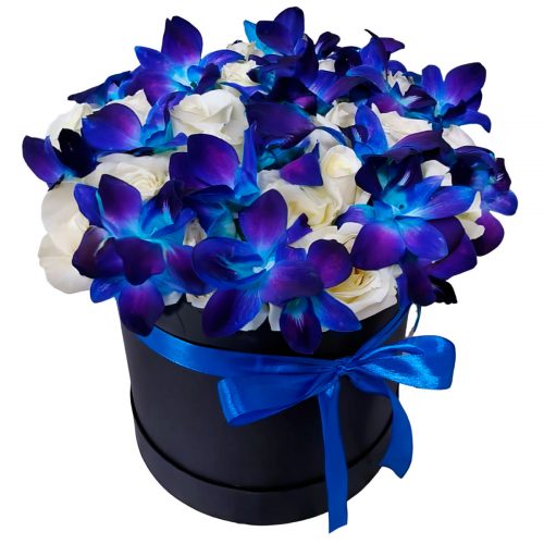 Цветочная композиция «Синий бриз»