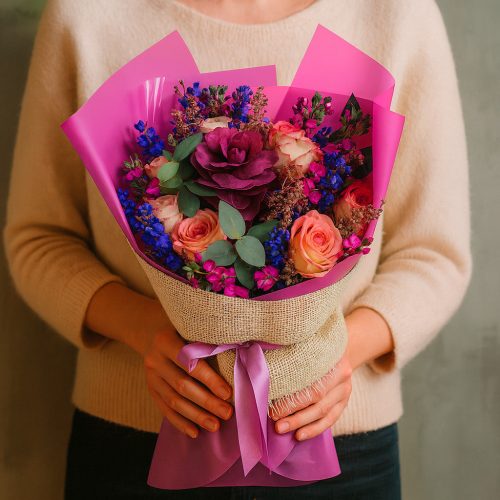 Букет «Фиолетовый Шарм»