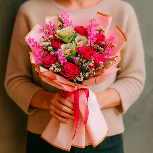 Букет цветов «Очарование сада»