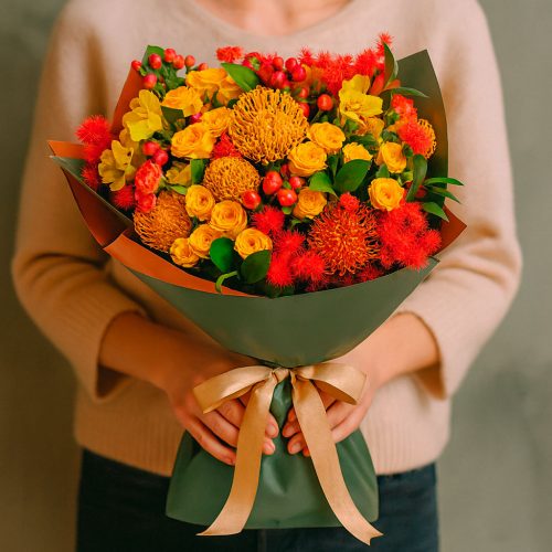 Букет цветов «Солнечный настрой»