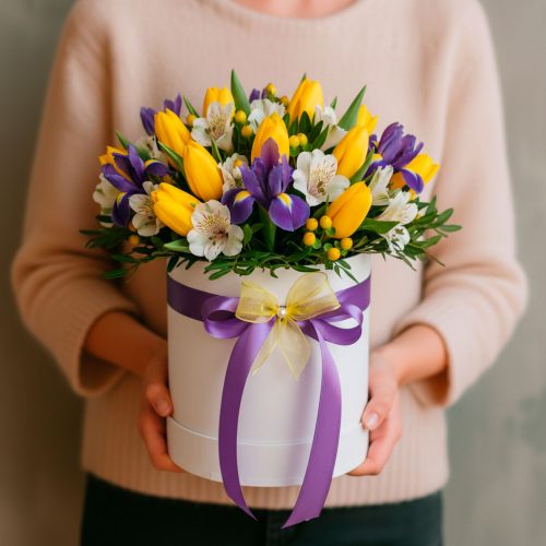 Цветочная композиция «Весеннее вдохновение»